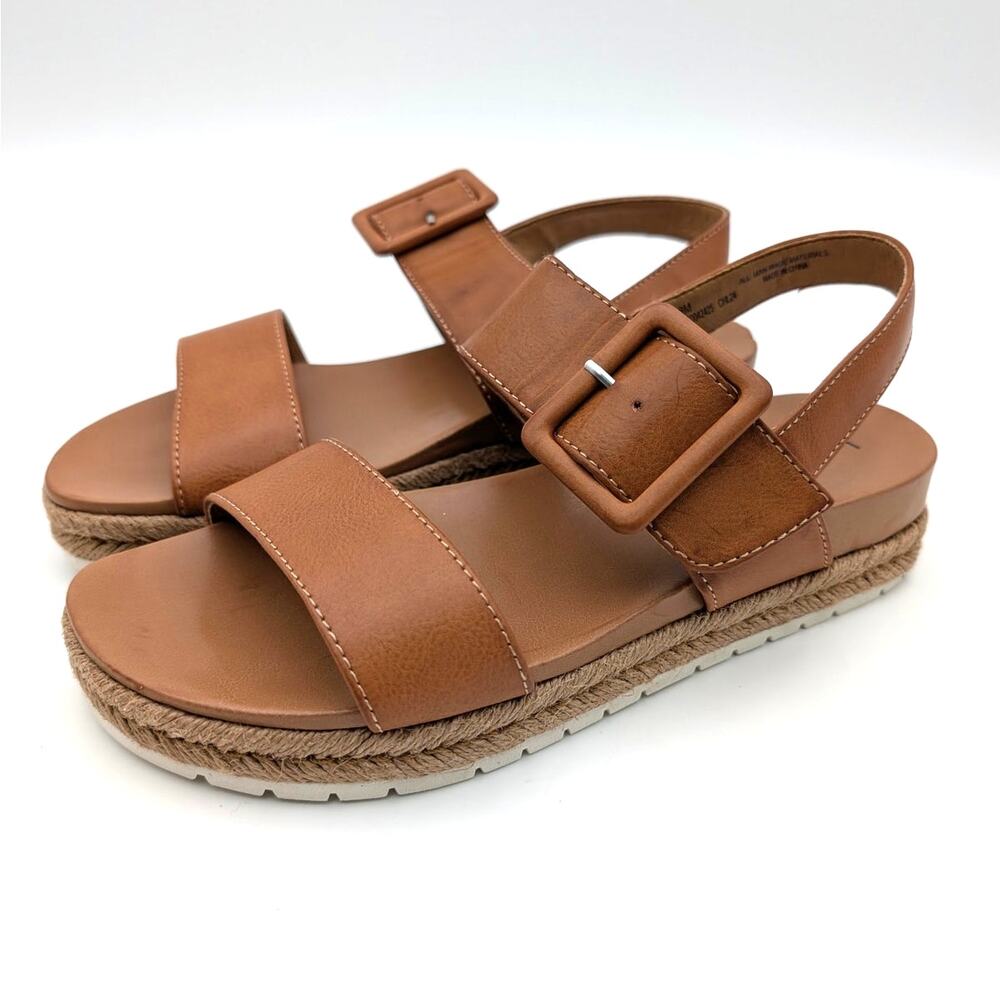 B.O.C By Born Hilda Slingback Sandal Open Toe Women's Cognac Size US8M